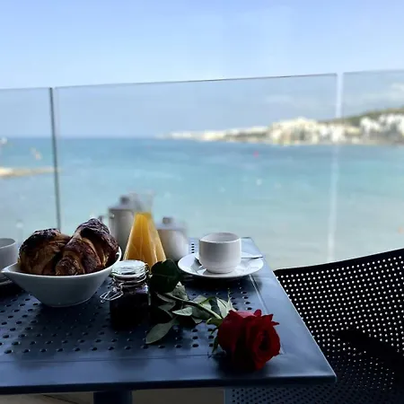 Xemxija 2bed Seafront - Fl 1 By Homely Apartment *