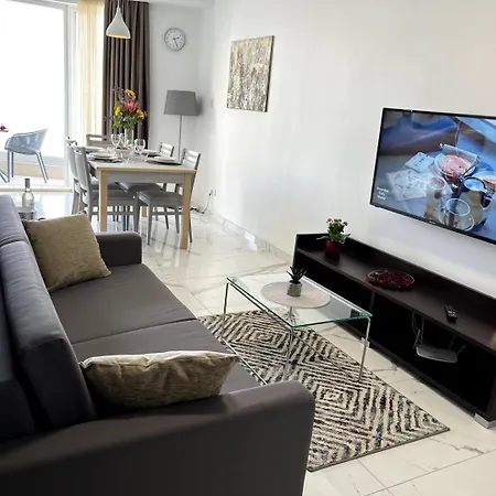 Xemxija 2bed Seafront - Fl 1 By Homely Apartment