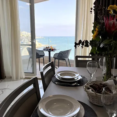 Xemxija 2bed Seafront - Fl 1 By Homely